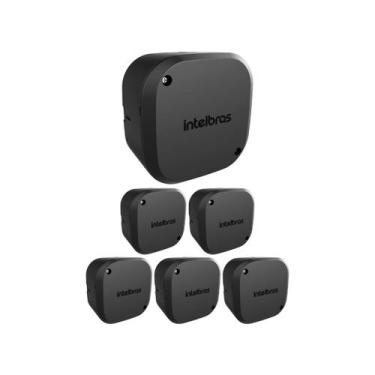 Imagem de Kit 6 Caixas de Passagem Plástica Câmeras Bullet/Dome Interno VBOX 110