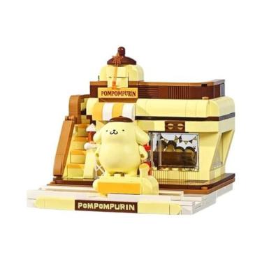 Imagem de Blocos De Montar Hello Kitty Kuromi Cinnamoroll My Melody Sanrio Model