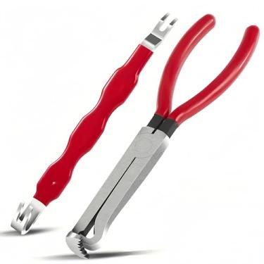 Imagem de 2 peças de alicate de desconexão elétrica resistente e separador de conector com liberação rápida para desligamento de fio, desconexão de plugue adequado para reparos automotivos e elétricos