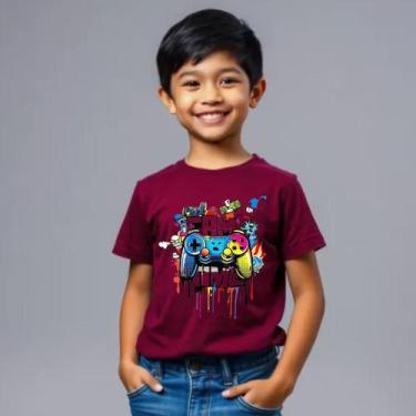 Imagem de Camiseta Infantil Estampas Divertidas Game Confortael - Hard Seven, Bo