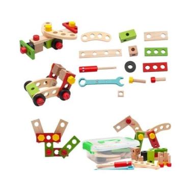 Imagem de Brinquedo Educativo Montessori Para Crianças, Caixa De Ferramentas De 
