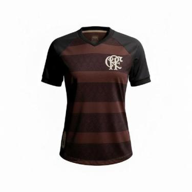 Imagem de Camisa Flamengo Consciência Negra Diamante - Feminino Tamanho:GCor:Pre