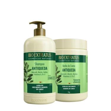 Imagem de Kit Bio Extratus Jaborandi Antiqueda Shampoo Litro e Máscara (2 produt