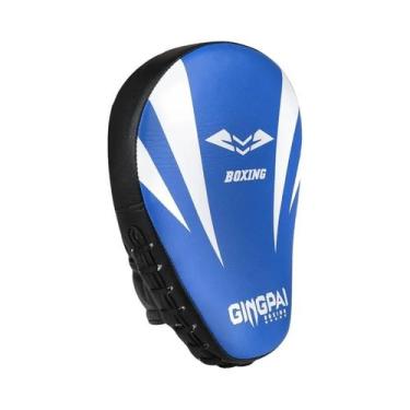 Imagem de Alvo De Boxe Curvo Em Couro PU, Luvas De Socos Respiráveis, Almofada D