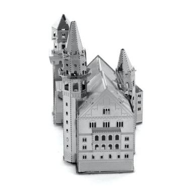 Imagem de Miniatura de montar metal earth -castelo neuschwanstein, Cinza