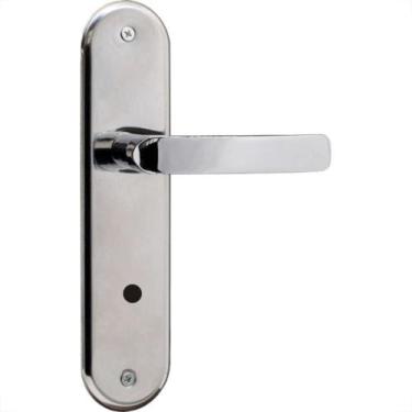 Imagem de Fechadura Silvana Italy 1300 Inox Wc Alavanca Cromada 97051