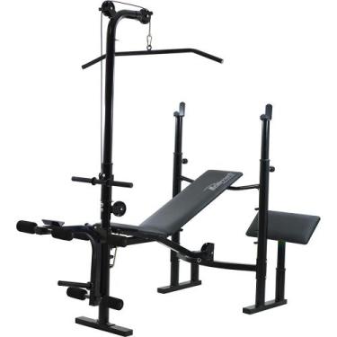 Imagem de Banco Supino SP-3300 Pró Poli Sports Torre de Puxada Banco Scott e Mes