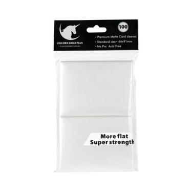 Imagem de Protetores De Cartas TCG Foscos 66x91mm 100PCS Para Magic MTG YuGiOh P