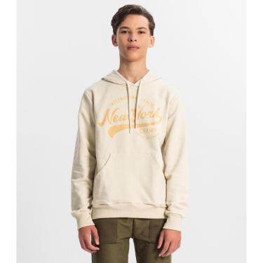 Imagem de Blusão Juvenil Masculino Com Capuz Minty Bege-Masculino