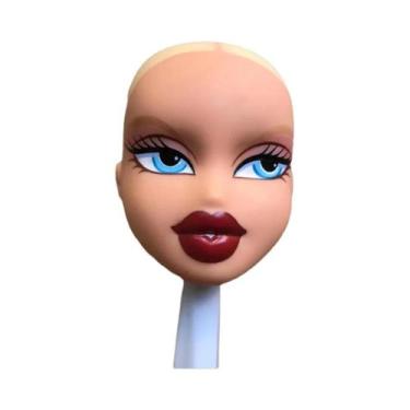 Imagem de Cabeças De Bonecas Bratz Versão Rara 2001, Pele Branca E Marrom, Cabel