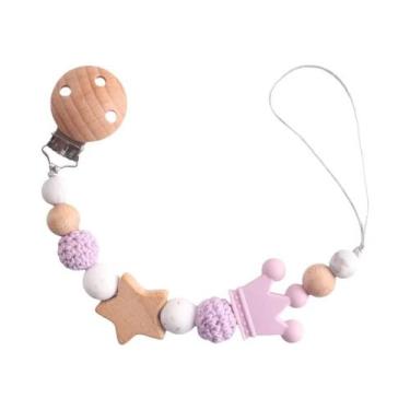 Imagem de Corrente De Mordedor Para Bebês Com Pérolas De Silicone E Clip Para Ch