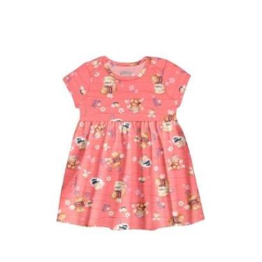 Imagem de Vestido Bebê Infantil Manga Curta Alakazoo Ref. 46134-Feminino