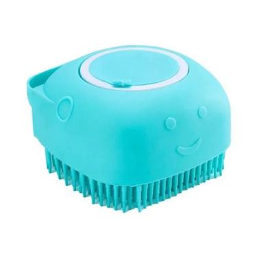 Imagem de Luvas De Massagem Em Silicone Macio Para Banho De Animais De Estimação