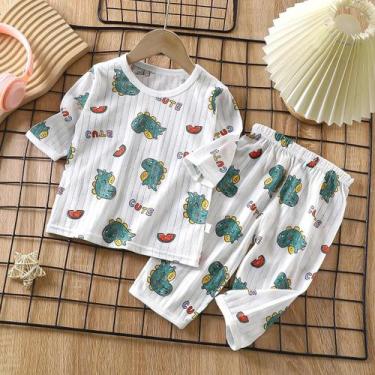Imagem de Conjuntos De Pijamas De Algodão Para Bebês Com Manga Longa, Roupas De 