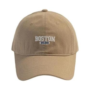 Imagem de Boné De Beisebol Rosa Bordado Com Aba Curva Para Mulheres, Versátil Pa