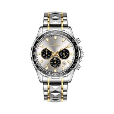 Imagem de Relógio Esportivo Masculino À Prova D'água Em Aço Inoxidável Luminoso 