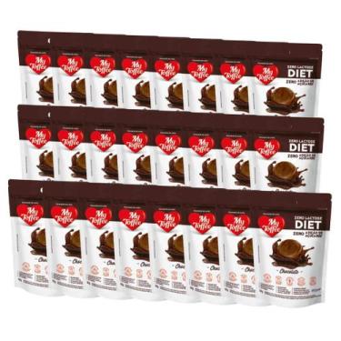 Imagem de Bala My Toffee Chocolate Diet Zero Lactose Kit 24 Pacotes 52g