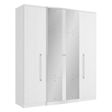 Imagem de Guarda Roupa Casal Splendore Plus Glass 4 Portas Branco Acetinado - Thb