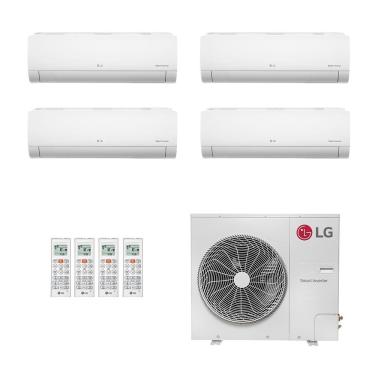 Imagem de Ar-Condicionado Multi Split Inverter LG 52.000 (2x Evap HW 12.000 + 2x Evap HW 24.000) Só Frio 220V								