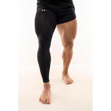 Imagem de Protetor de Perna  Linha Training - N1 Sport, Preto, Azul piscina