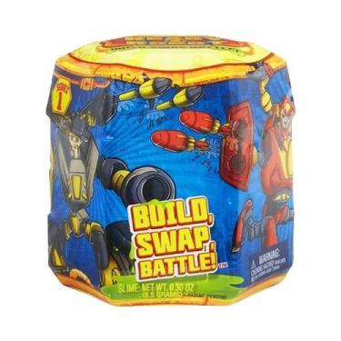 Imagem de Brinquedos Caixa Surpresa Robô Piloto Com Armas De Slime, Construção M