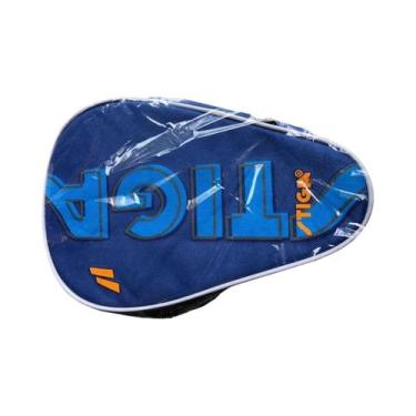 Imagem de Capa Preta Azul STIGA De Alta Qualidade Para Raquete De Tênis De Mesa 