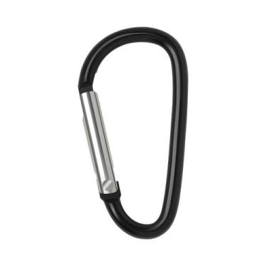 Imagem de Mosquetão De Alumínio Com Argola Em D E Gancho De Engate Rápido, 50/10