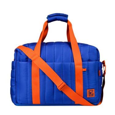 Imagem de Bolsa de Viagem Média Puff Oficial BBB 26 Bagaggio Azul, M, Azul