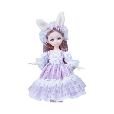 Imagem de Bonecas Articuladas Para Meninas, 30cm, 16 Olhos 3D, Brinquedos Para V