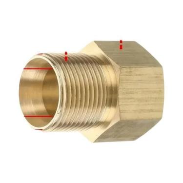 Imagem de Adaptador De Mangueira Para Lavadora De Alta Pressão Com Rosca Macho M