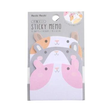 Imagem de Blocos De Notas Adesivos De Porquinho Kawaii (1-6 Unidades) - Material