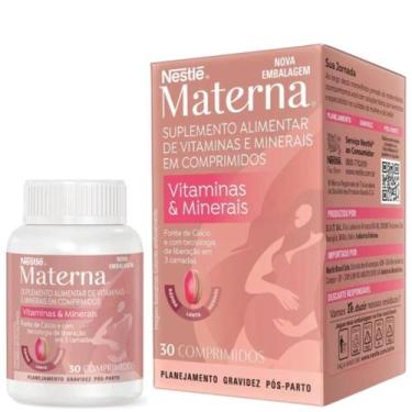 Imagem de Suplemento Materna c/30 capsulas para Gestantes Vitaminas - nestle