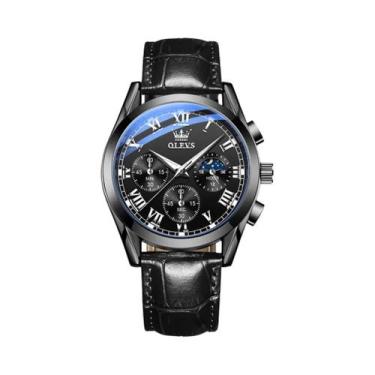 Imagem de Relógio Cronógrafo À Prova d'Água Masculino OLEVS 2871 Marca De Luxo Q