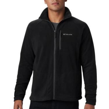 Imagem de Jaqueta Blusa P Fleece Columbia Azul Masculina Gola Alta, Preto, G