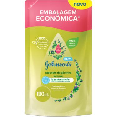 Imagem de Sabonete Líquido Glicerina Lavanda JOHNSON’S Baby 180ml