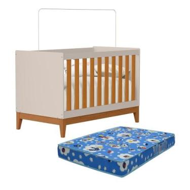 Imagem de Berço Americano Mini Cama Flip com Colchão Baby Physical - Reller Móve