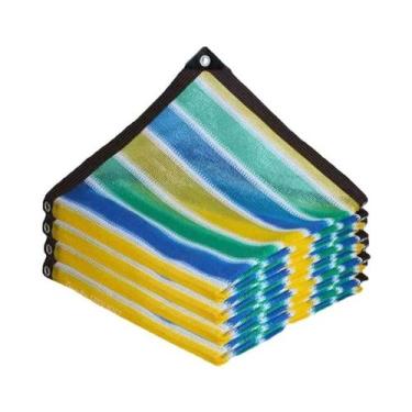 Imagem de Rede De Sombreamento Para Jardim Em HDPE Bege Com Proteção UV, Toldo P