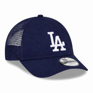 Imagem de Boné New Era 9FORTY Trucker Q126 Los Angeles Dodgers Marinho-Unissex