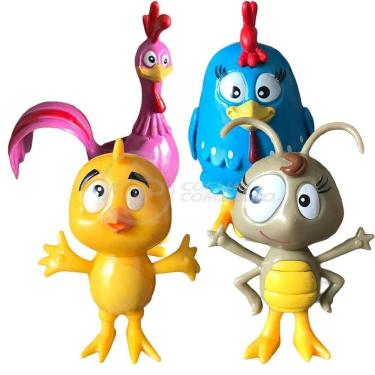 Imagem de Cartela 4 Bonecos Infantil Galinha Pintadinha E Sua Turma