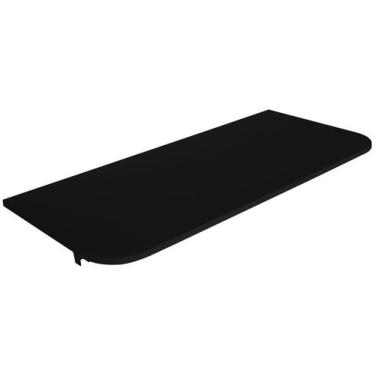 Imagem de Bancada Retrátil Mesa Dobrável 90x40 Preta Com Suporte - Multivisão, P