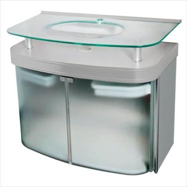Imagem de Gabinete para Banheiro com Cuba Cris Master - Cris Metal