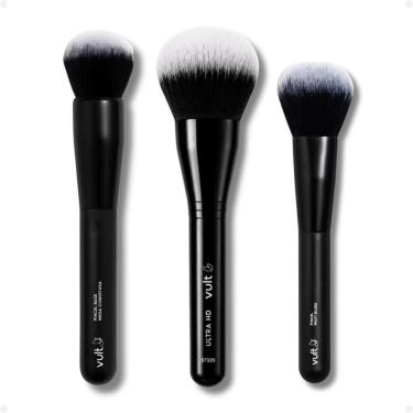 Imagem de Kit Vult Pincéis para Maquiagem: Base, Pó e Blush