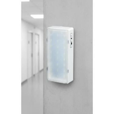 Imagem de 2x Luz Emergência LED 200 Lúmens Bivolt 3h Autonomia - Congratulations
