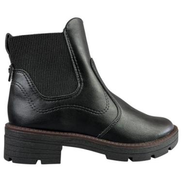 Imagem de Bota Chelsea Dakota Feminina Cano Curto Original Preta Confortável com