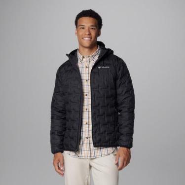 Imagem de Jaqueta Columbia Down Delta Ridge II Hooded Preto Masculino, GG