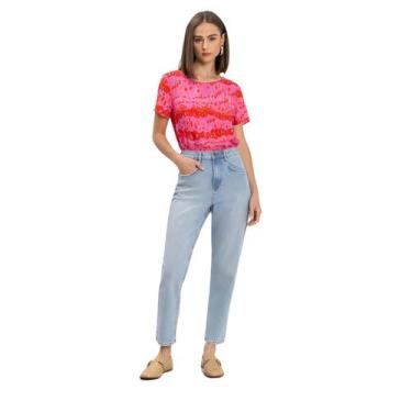 Imagem de Calça Jeans Feminina Cropped Cintura Alta Lez A Lez, 40