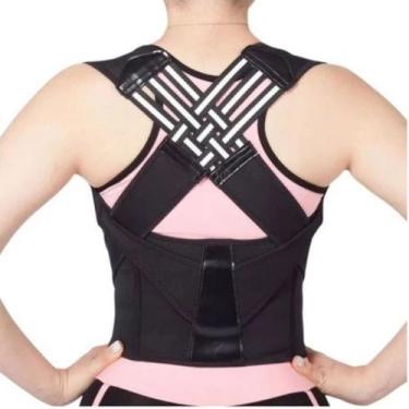 Imagem de Colete Apoio Para Correção De Postura Cinta Coluna Vertebral Super Res