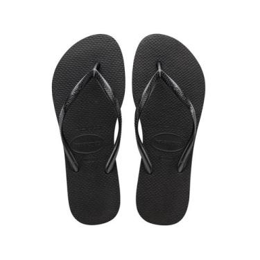 Imagem de Chinelo Havaianas Slim, Preto, 37/38