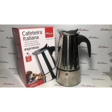 Imagem de Cafeteira Italiana  Aço Inox 300ml - Ekological
