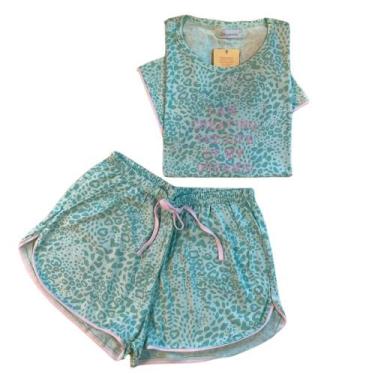 Imagem de Pijama Feminino de Algodão Estampa Animal Print - Magia Mix, P